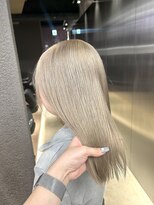 ペレ 栄店(PELE)&nbsp;デザインカラー/レイヤーカット/ウェットヘア/オリーブベージュ
