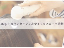 リグの　ヘアエステ≪その１≫丁寧なカウンセリングとマイクロスコープ診断