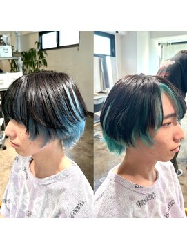 ザ オーダー(THE ORDER) メンズデザインカラーアイスブルーミントグリーン