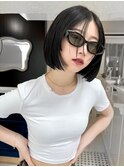 『カット』切りっぱなしボブ/姫カットボブ/ステップカット