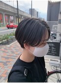 【ハンサムショート】暗髪