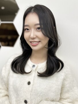 ミリ(mm) レイヤーカット オリーブベージュ カラー 韓国 髪質改善 仙台