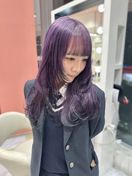 リー 梅田(Lee) ブリーチ2回/トリプルカラー/ラベンダー/エンドカラー/デザイン