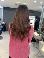 キング(K!ng)&nbsp;縮毛矯正髪質改善ハイライトレイヤーカット枚方美容室エクステ