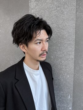 ロンドアベニール 北千住(Lond avenir) men'sメンズカットスペインカールフェザーパーマダウンパーマ