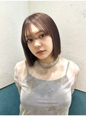 ミニボブフェイスレイヤー顔周りカット前髪カット韓国ボブ/立川