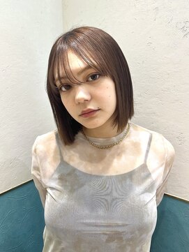 ロンド レグリーズ 立川(Lond leglise) ミニボブフェイスレイヤー顔周りカット前髪カット韓国ボブ/立川