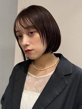 トリッカ 銀座(tricca) ボブカット/暖色カラー/顔周りカット