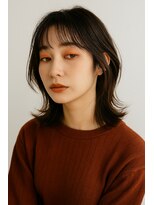 ヘアーディープ(hair deep)&nbsp;外はねレイヤー×ダークブラウン