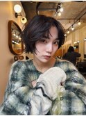 ショートボブ/ミニボブ/ニュアンスパーマ/顔周りカット/20代30代