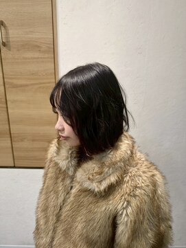 ボブパーマ風アレンジ