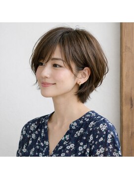 スープレックス ヘアーデザイン(SOUPREX HAIR DESIGN) 美フォルム柔らかショートボブ 20代 30代 40代 50代 60代