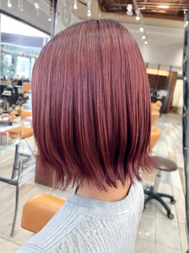 TJ天気予報 3t 日進店 くびれボブ/デザインカット/デザインカラー/ブリーチ