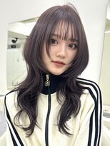 アイトーキョーエス 渋谷(AI TOKYO S)&nbsp;ハッシュカット/着物ヘア/ダークアッシュ/ミディアムレイヤー