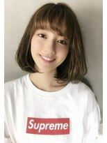 ギミック 自由が丘(gimmick)&nbsp;◆前髪短め＋大人ボブ【自由が丘髪質改善オージュアサロン】
