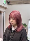 ピンクベージュ/春髪/ヘアカラー