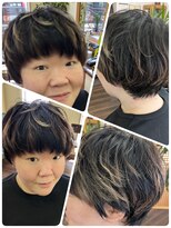 クリア 美容室&nbsp;マッシュショート☆ハイライト