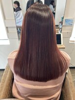 ラカーロ(La CARO) 髪質改善トリートメント ワインレッド 髪質改善カラーby市橋