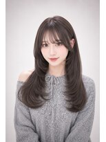 エートス(ethos)&nbsp;三好市美容室 韓国風くびれダークグレージュ