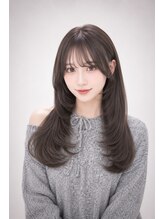 エートス(ethos)&nbsp;三好市美容室 韓国風くびれダークグレージュ