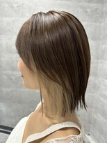 ルイス(L'wis)&nbsp;レイヤーボブ＋インナーカラー♪朝長