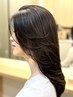 【髪質改善ストレート】カット+ポイント髪質改善+7ステップTR ¥15400