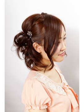 ヘアサロン ピーノ(hair salon Pi no) 編みこみサイドアップ『２』