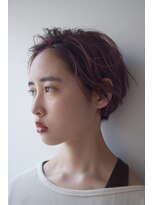 チェリッシュ 亀有(CHERISH)&nbsp;柔らかいニュアンスショートにハイライトピンクボルドーカラー