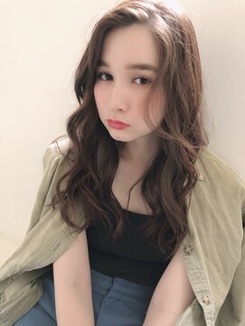 チョビー 銀座(chobii) グレージュ/デジタルパーマ/小顔/ルーズパーマ/ゆるふわ/高柳