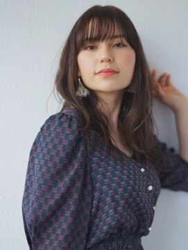 ヘアーループレル(Hair ruup Rell design works) アッシュベージュの柔らかミディアム