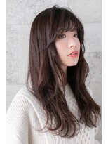 アッシュ ヘアーメイク 桐生(ash hair×make) 20代30代40代/大人かわいい/くせ毛風パーマ/ナチュラルロング