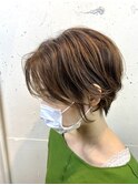 《tomi》ハンサムショート×ふんわりパーマ