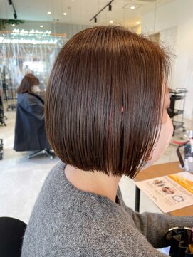 ヘアーエスクールエミュ(hair S. COEUR emu) お手軽ラクチンボブスタイル