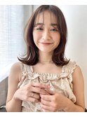 ベージュ/ハイトーン/レイヤー/ボブ/韓国/髪質改善/透明感/立川