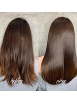ユアーズ 青葉台店(youres)&nbsp;髪質改善で作る美髪改善　ツヤ髪ストレート　酸性縮毛矯正.Aujua