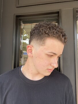 スタッグバーバー 東生駒店(STAG BARBER) オールバック×スキンフェード