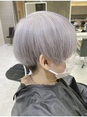 ツーブロックマッシュ＼コンマヘア＼アップバングツートンカラー