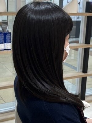 【髪質改善】《リビジョン+オイルケア+シャンプーブロー》【HANAKO】の髪質改善Trで湿気も気にならない!
