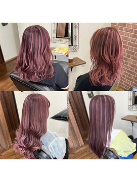 リズ オブ ヘアー(Lis of hair) ハイライト☆ピンク