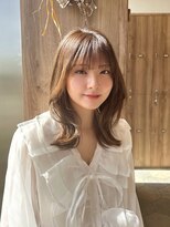 〈藤間〉ナチュラル韓国ガーリー/顔まわりレイヤー