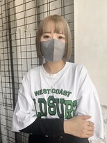 ウム(UMM)&nbsp;ミニボブ×ブロンドベージュ