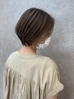 エニル(enil)&nbsp;＊丸みショートボブ×アッシュベージュ