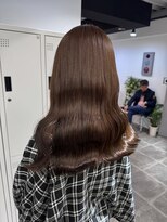 ペレ 栄店(PELE)&nbsp;切りっぱなしボブ/エアリーロング/美髪/ピンクブラウン/栄