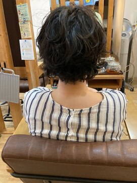 グランバイ アトリエドングリ(Grand × AtlierDonguri) お客様髪質改善データ1354(ふわくしゅパーマ)