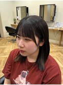 前髪顔まわりカット［レイヤーカット/ウェットヘア］