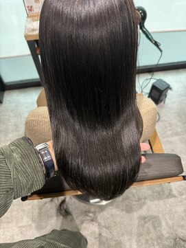 テラスヘア 三条(TERRACEhair) 赤み消しのオリーブベージュ