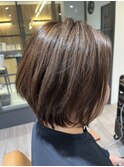アッシュベージュショート