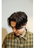 新宿/メンズパーマ/センターパート/新宿理容室/新宿駅