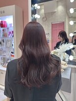 リー 梅田(Lee)&nbsp;ブリーチなしダブルカラー/高発色/ボルドカラー/ワインレッド/赤