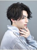 韓流なスパイラルシャドウパーマ